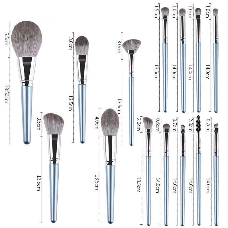 New 14 Piece Wooden Handle Makeup Brush Set Makeup Tools Makeup New 14 Piece Wooden Handle Makeup Brush Set Makeup Tools Makeup